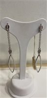 Earrings Davite & Delucchi Woman in White Gold Diamante 0.09 Ct 89238067 - 89238067